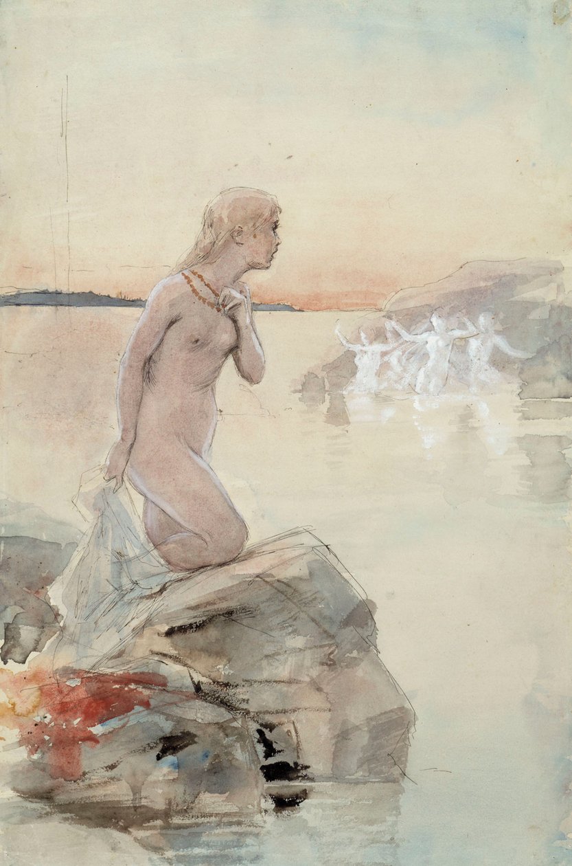 Zonder titel door Albert Edelfelt