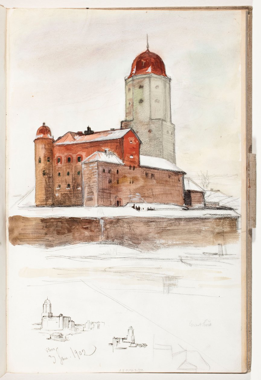 Zonder titel door Albert Edelfelt