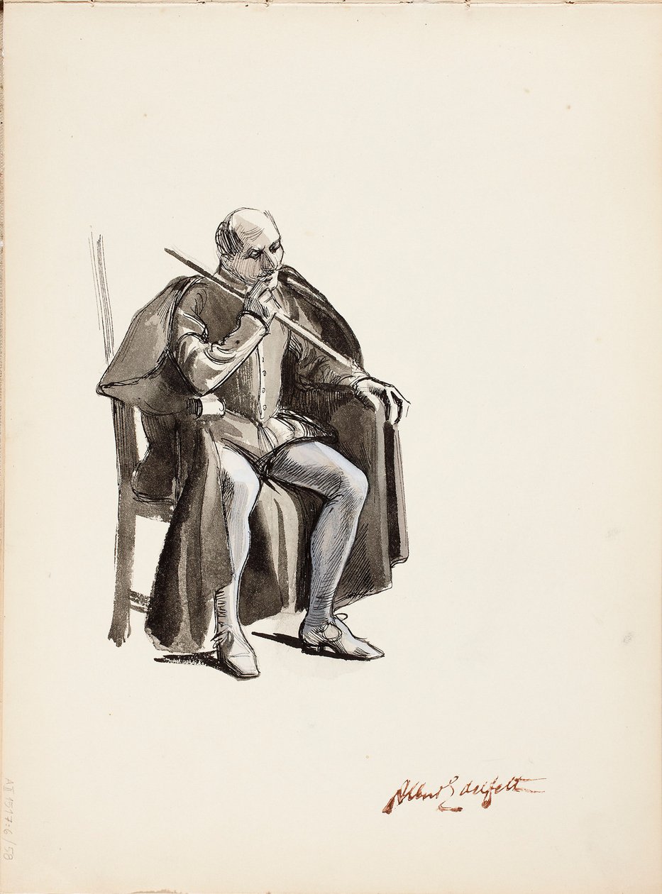 Zonder titel door Albert Edelfelt