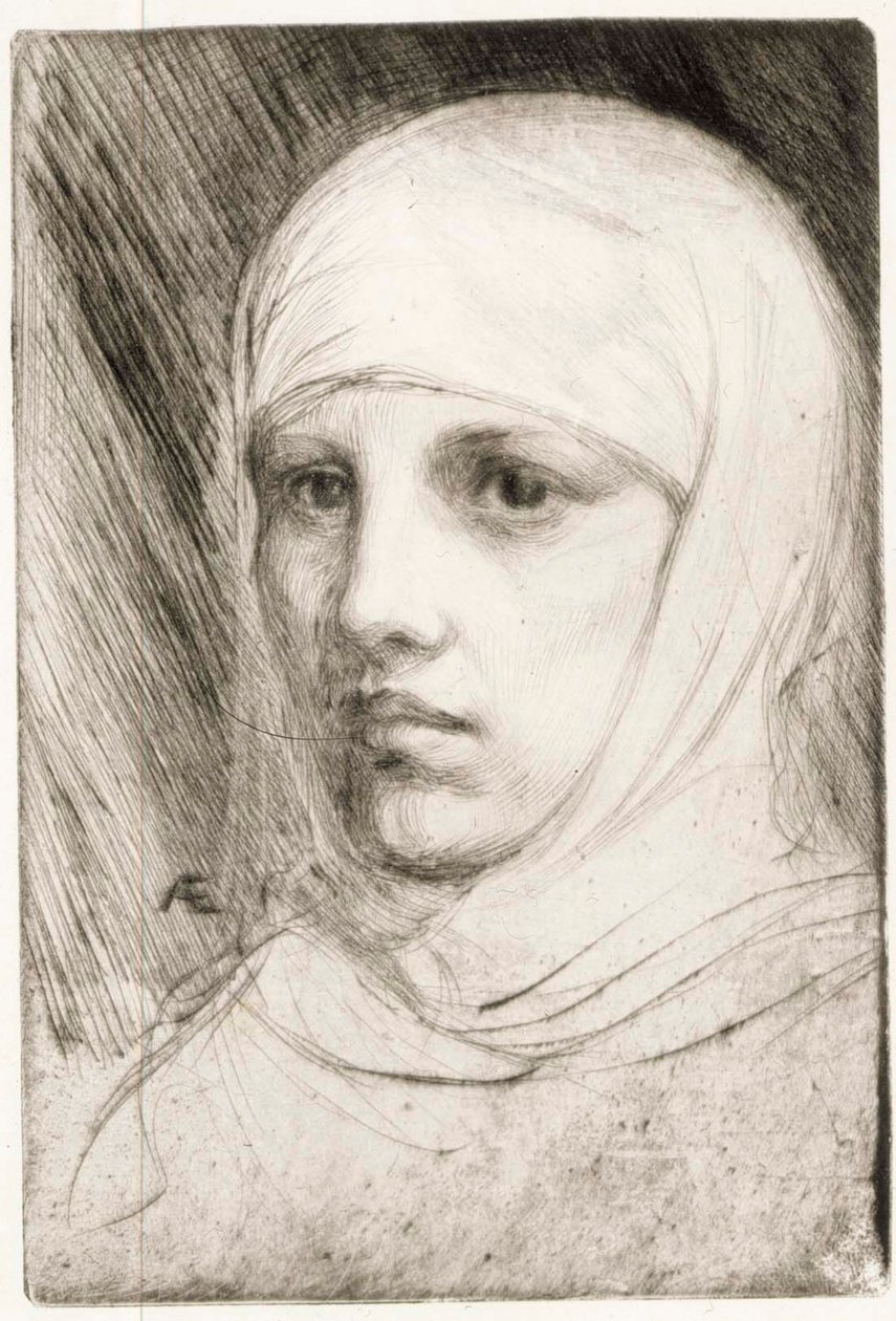 Zonder titel door Albert Edelfelt
