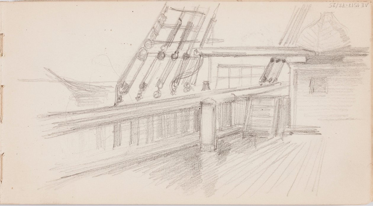 Zonder titel door Albert Edelfelt
