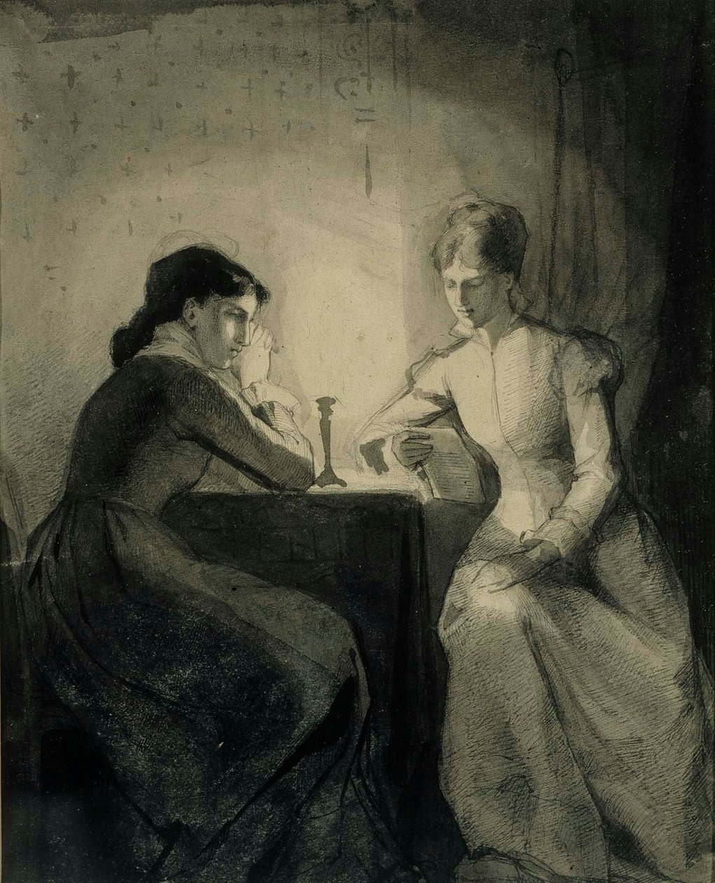 Zonder titel door Albert Edelfelt