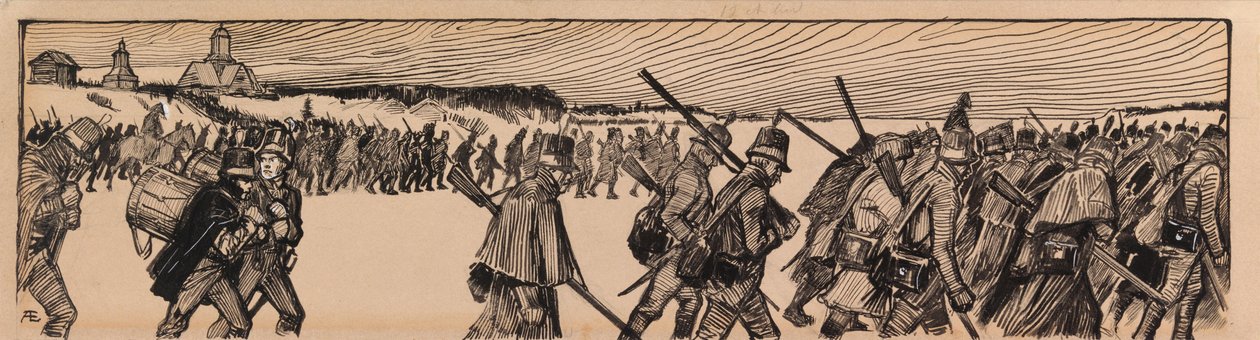 Zonder titel door Albert Edelfelt