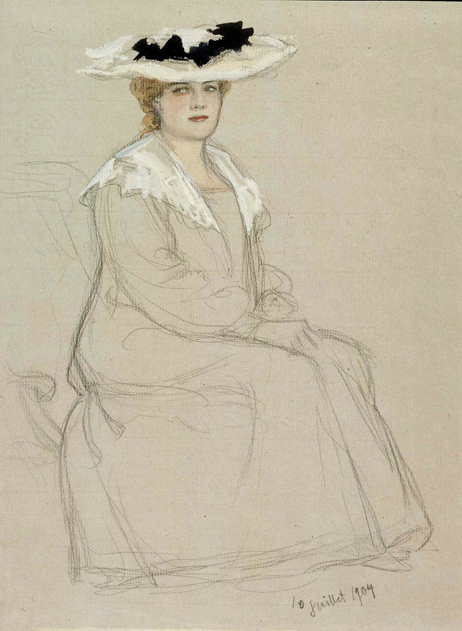 Zonder titel door Albert Edelfelt