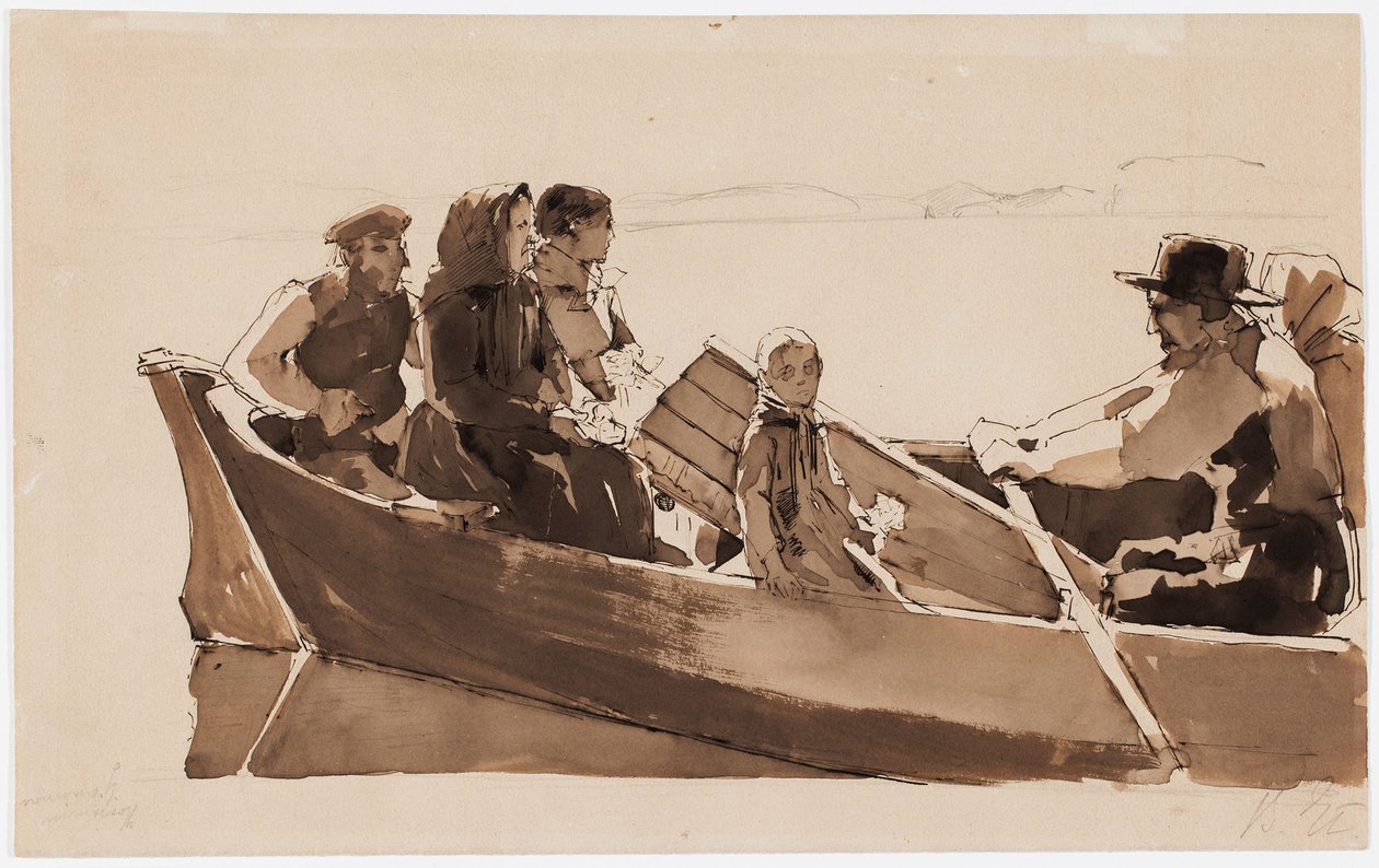 Zonder titel door Albert Edelfelt