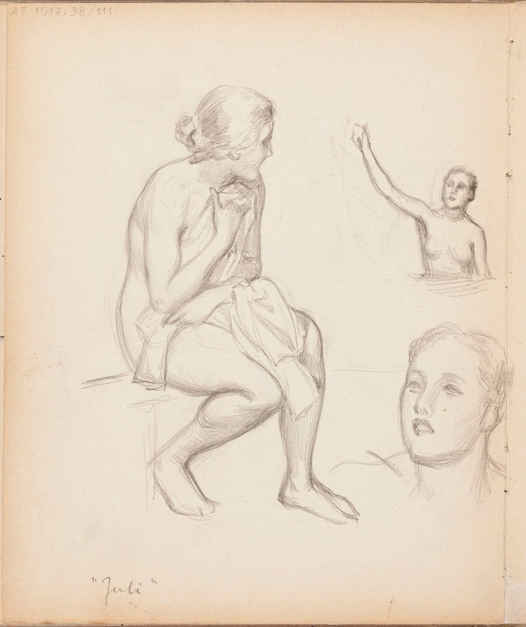 Zonder titel door Albert Edelfelt