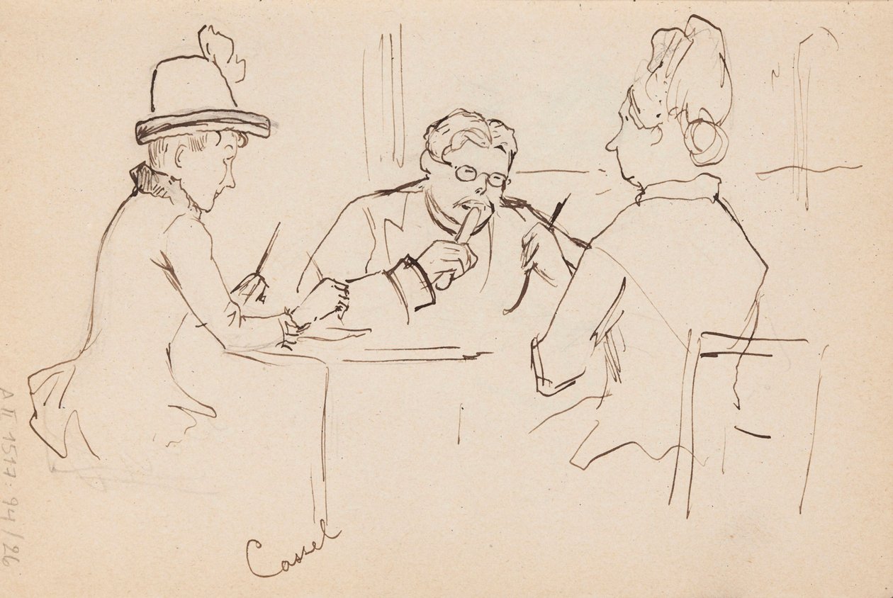 Zonder titel door Albert Edelfelt