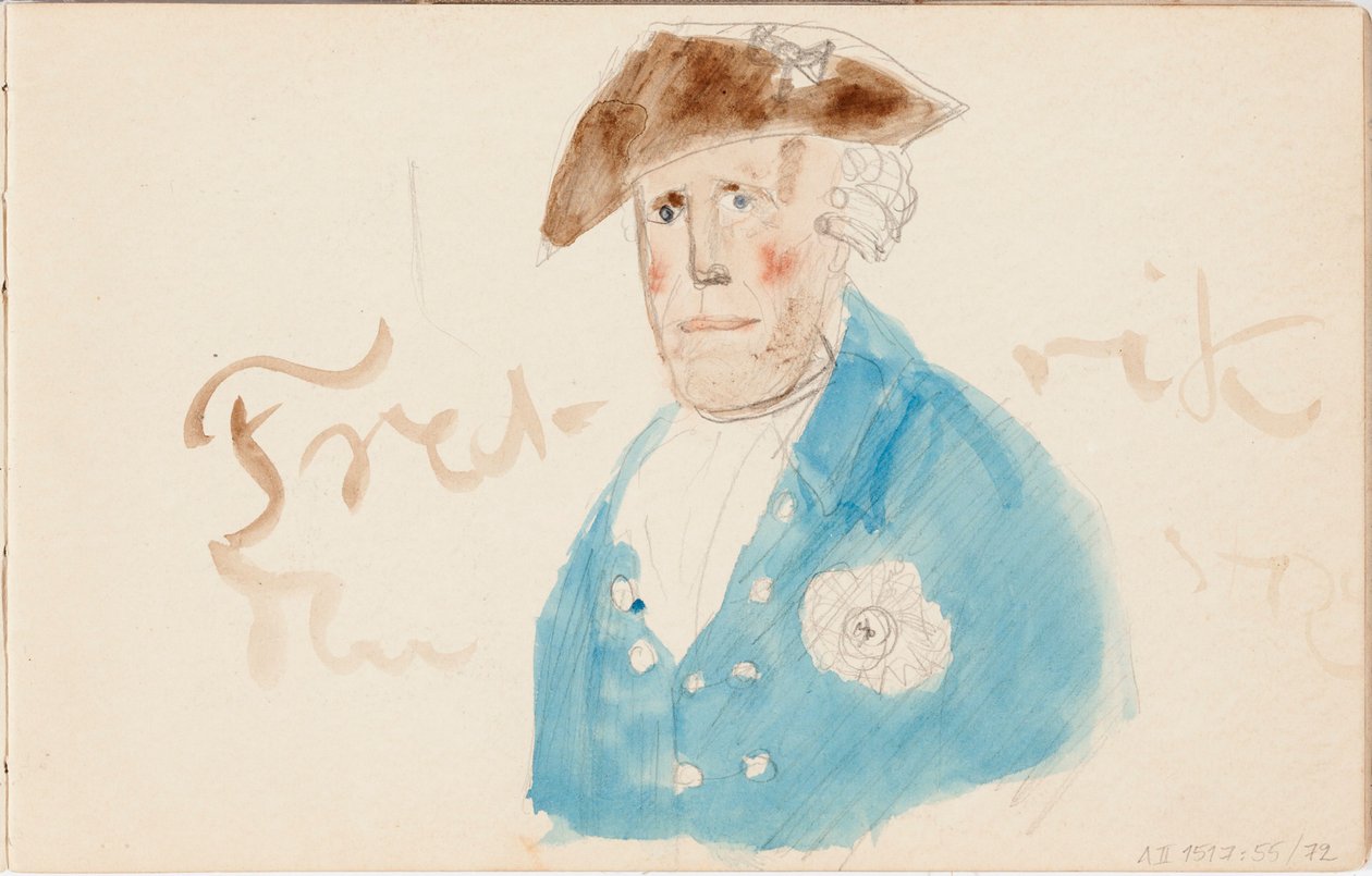 Zonder titel door Albert Edelfelt