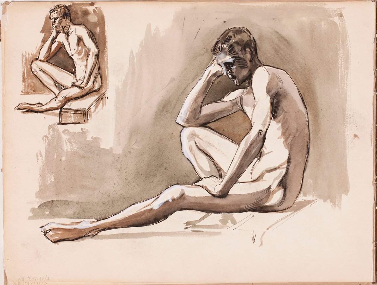 Zonder titel door Albert Edelfelt