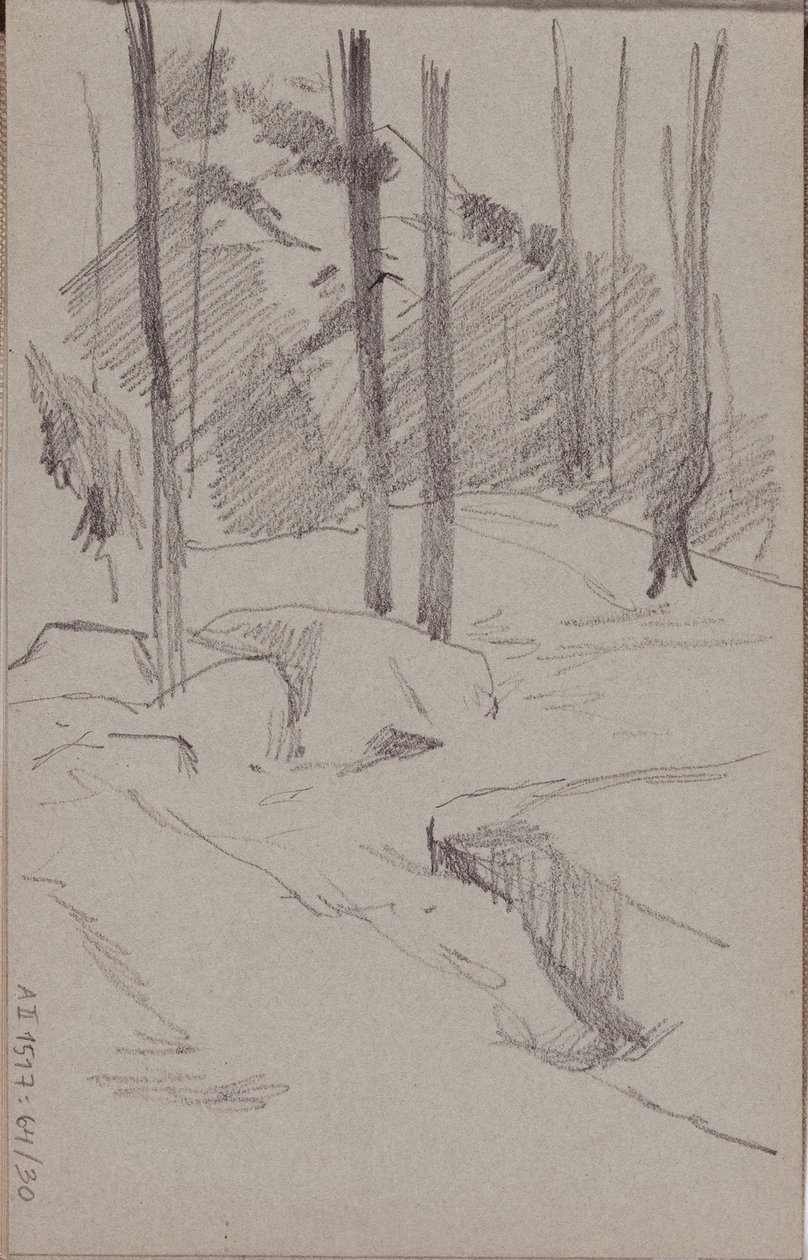Zonder titel door Albert Edelfelt