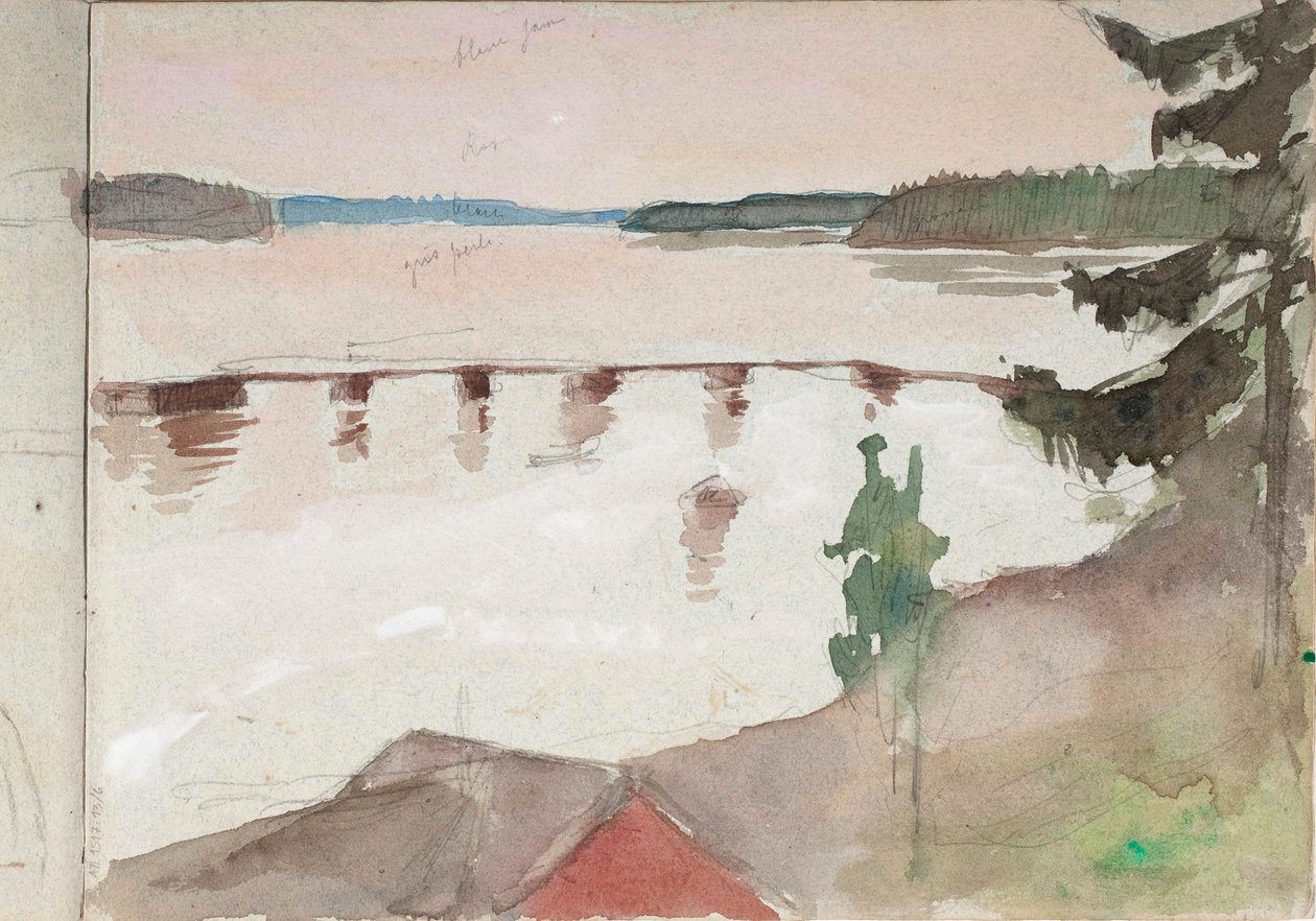 Zonder titel door Albert Edelfelt