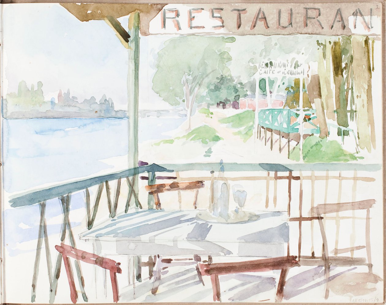 Zonder titel door Albert Edelfelt