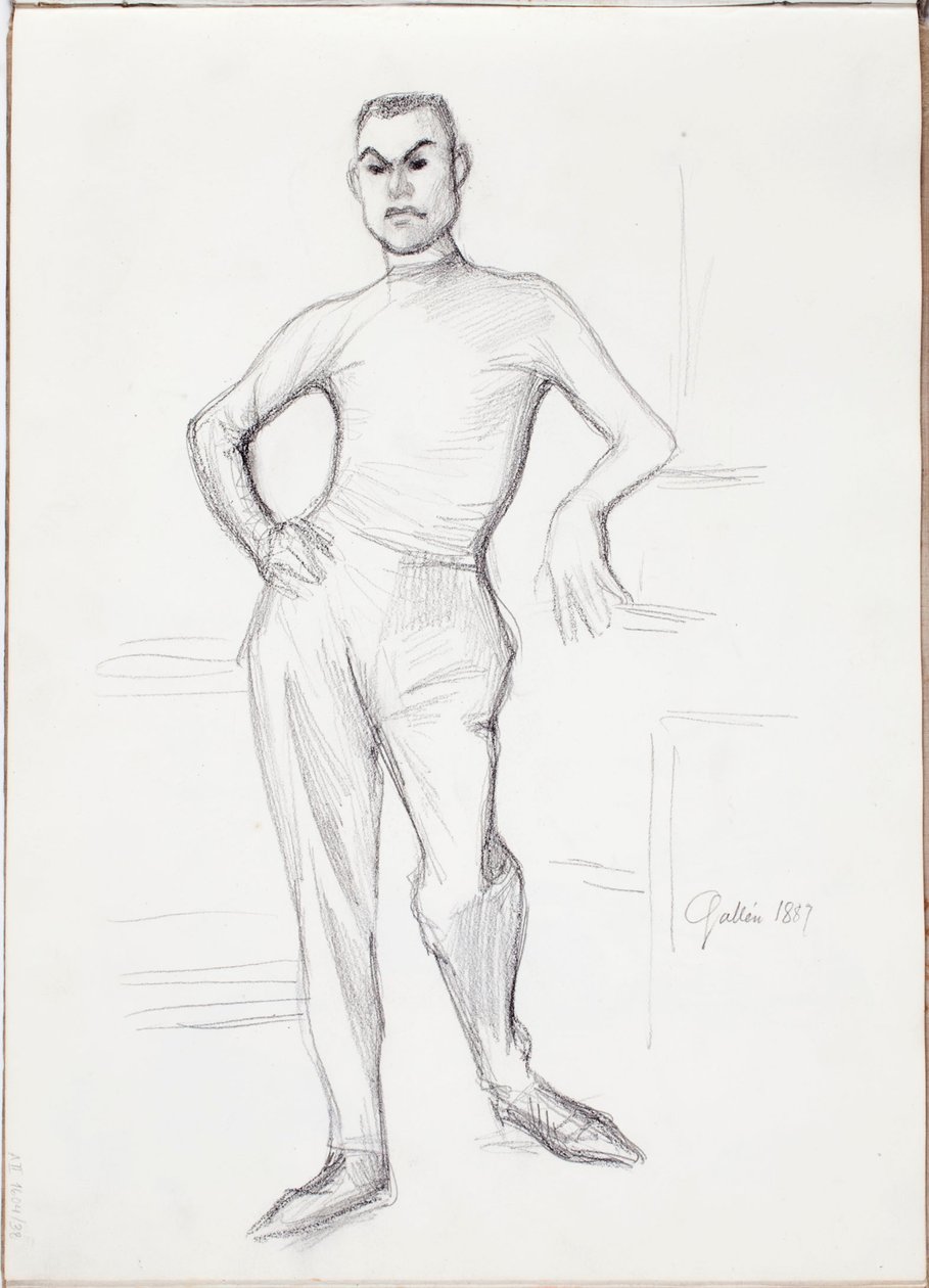 Zonder titel door Albert Edelfelt