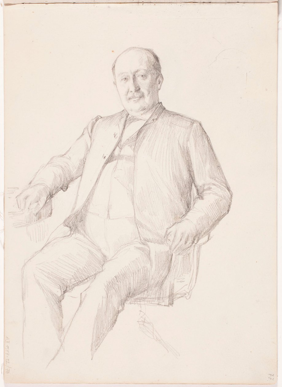 Zonder titel door Albert Edelfelt