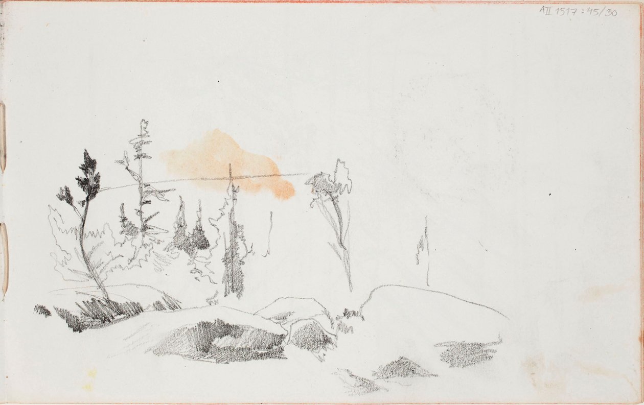 Zonder titel door Albert Edelfelt