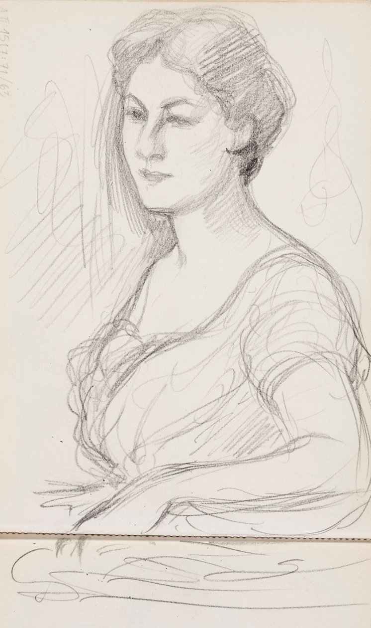 Zonder titel door Albert Edelfelt