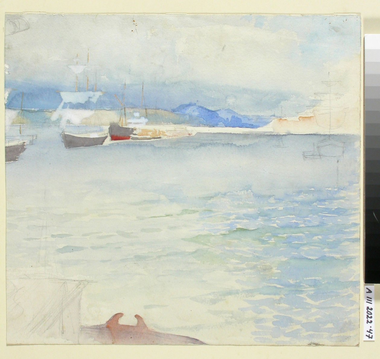 Zonder titel door Albert Edelfelt