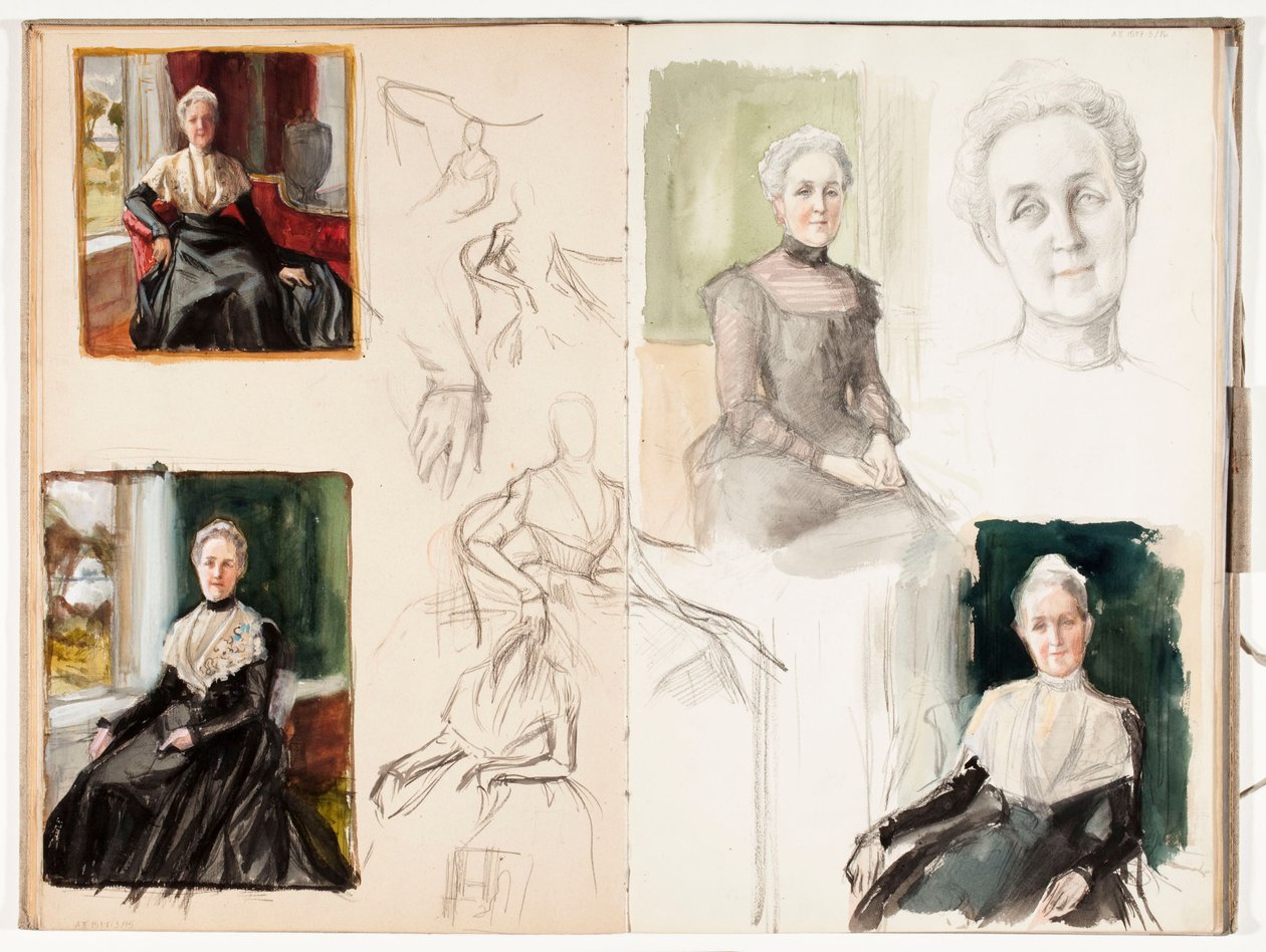 Zonder titel door Albert Edelfelt