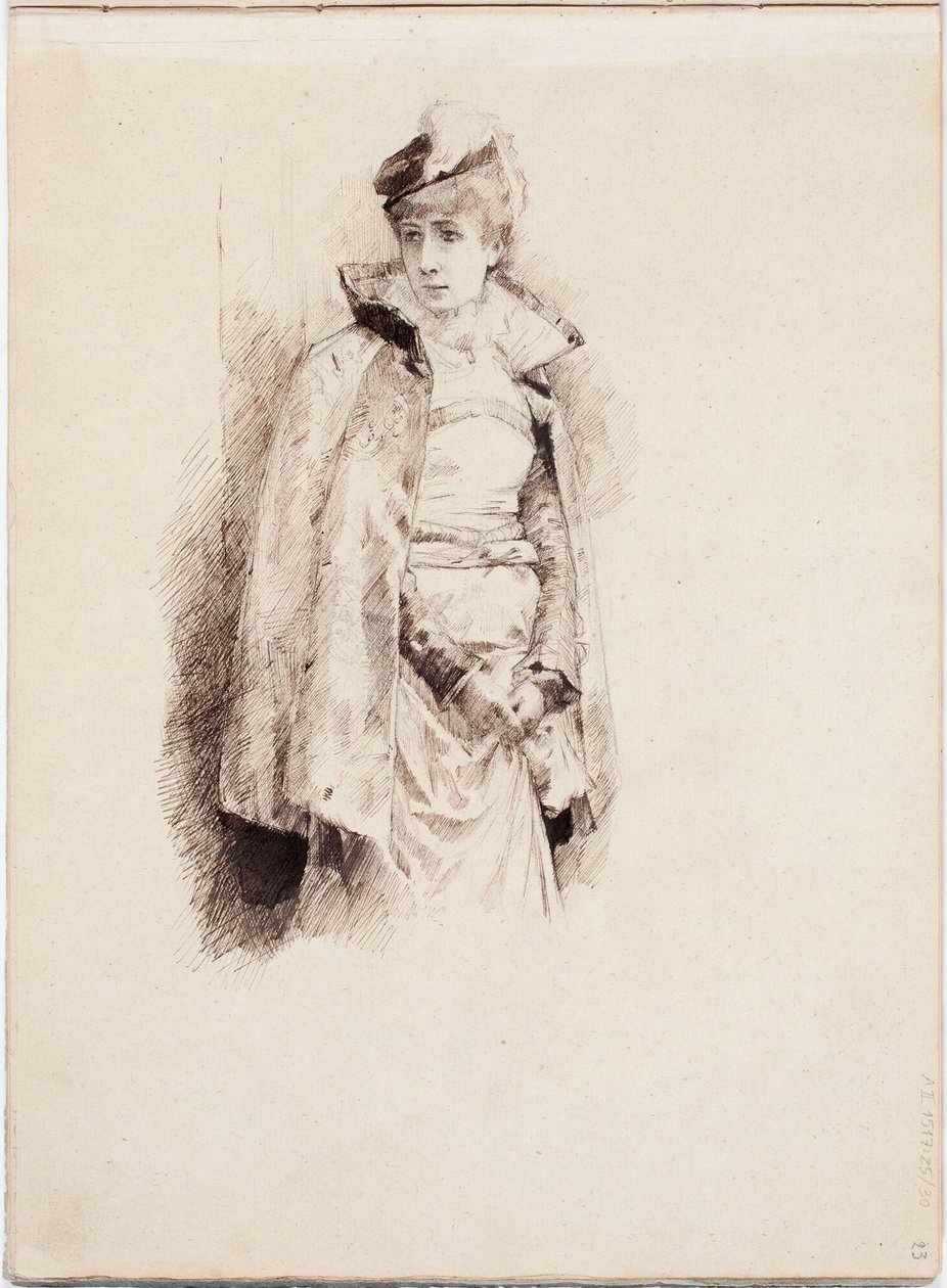 Zonder titel door Albert Edelfelt