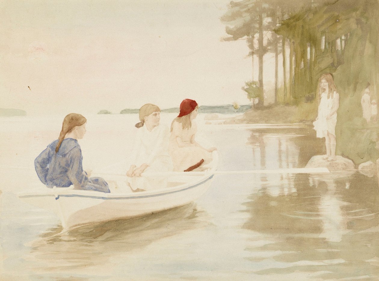Zonder titel door Albert Edelfelt
