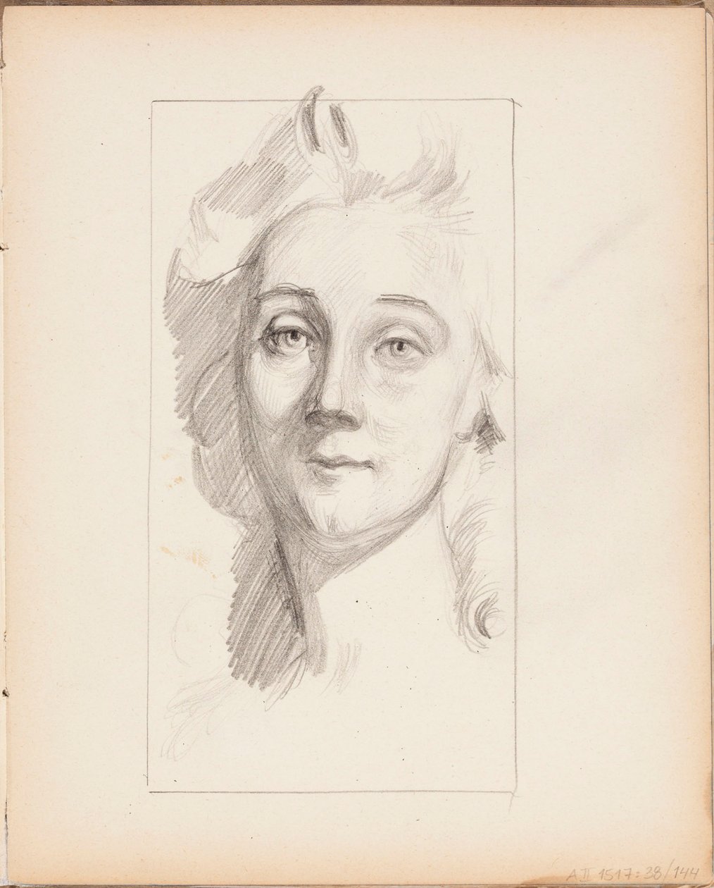 Zonder titel door Albert Edelfelt