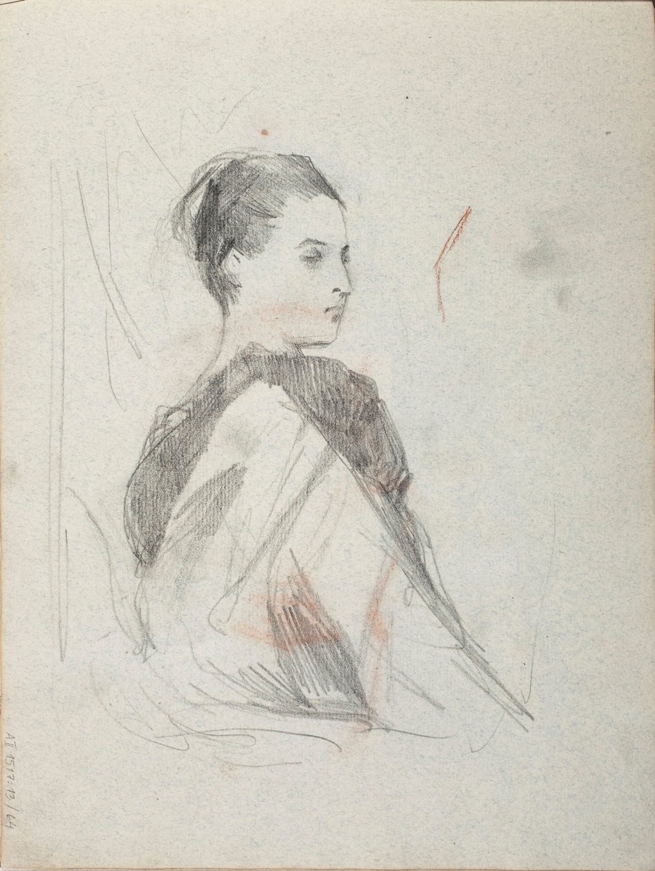 Zonder titel door Albert Edelfelt