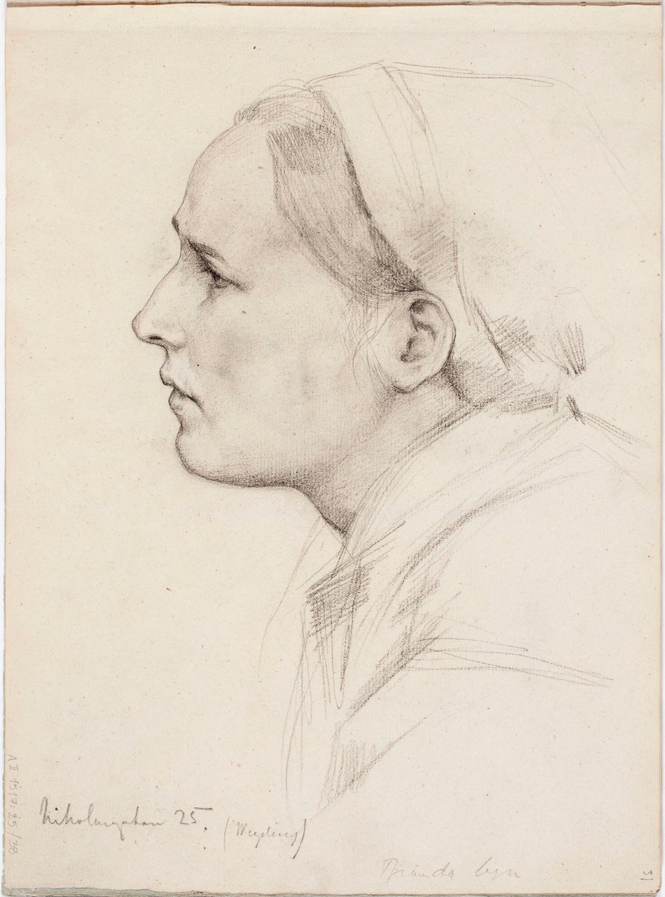 Zonder titel door Albert Edelfelt