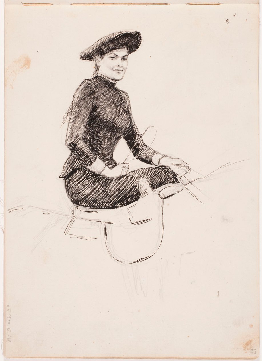 Zonder titel door Albert Edelfelt