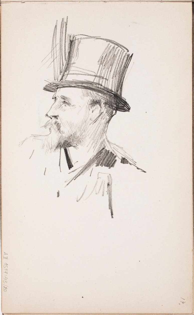 Zonder titel door Albert Edelfelt