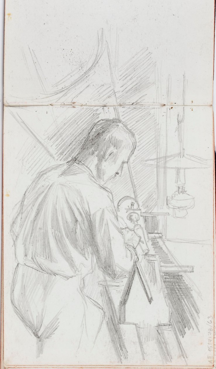 Zonder titel door Albert Edelfelt