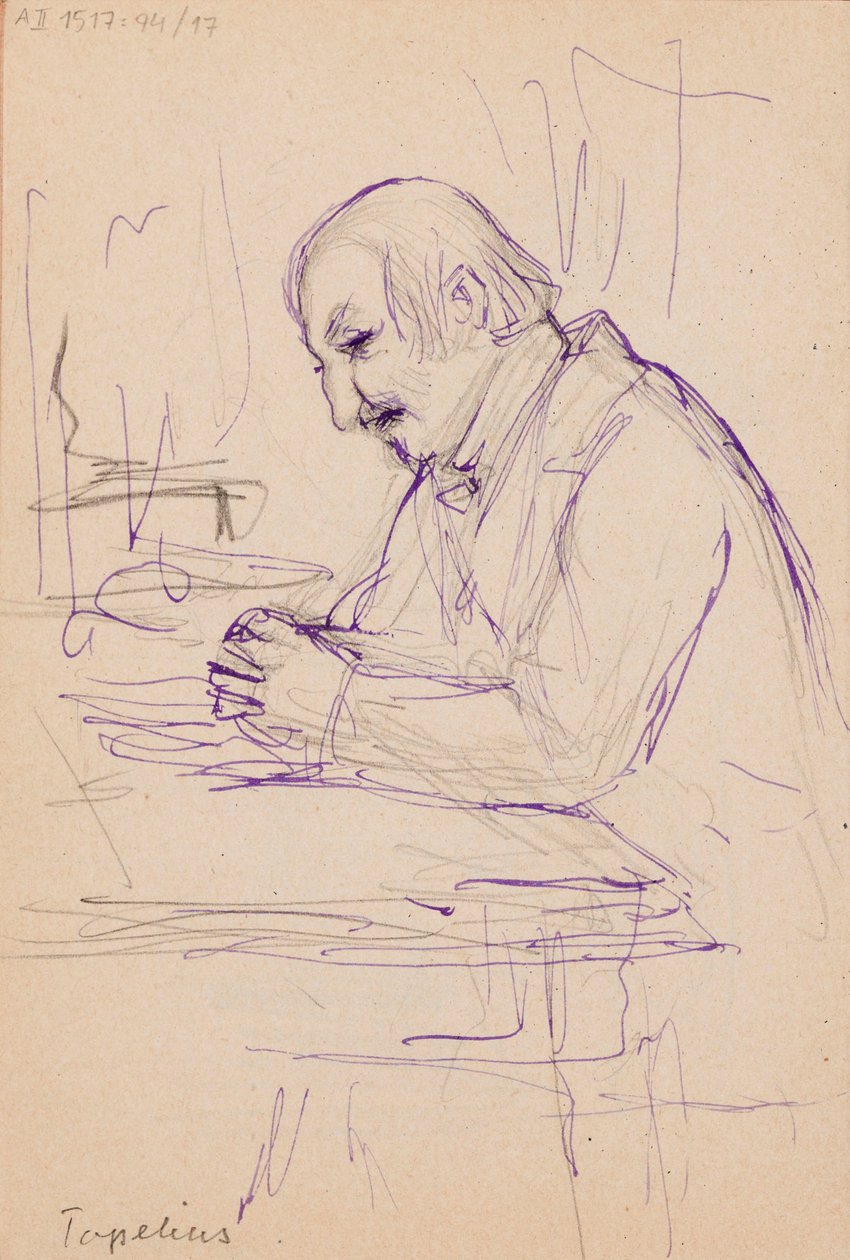Zonder titel door Albert Edelfelt