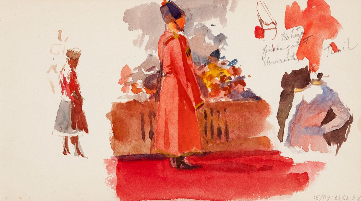 Zonder titel door Albert Edelfelt