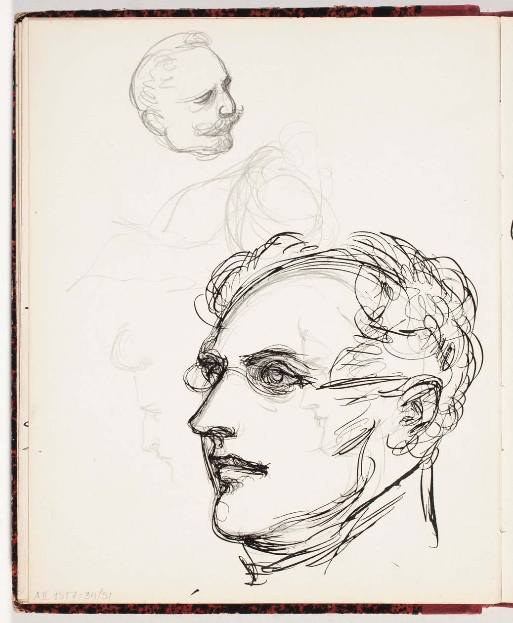 Zonder titel door Albert Edelfelt