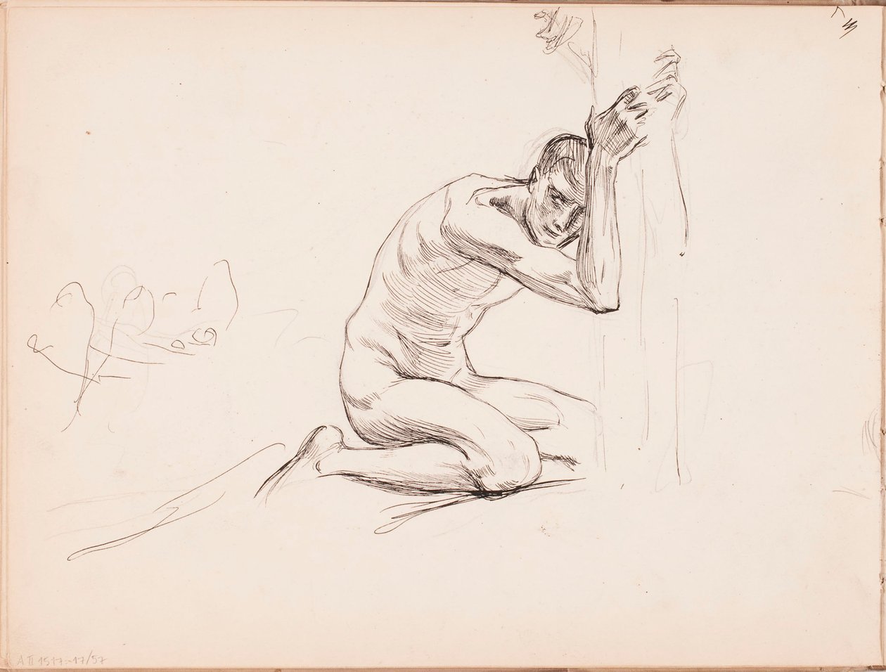 Zonder titel door Albert Edelfelt