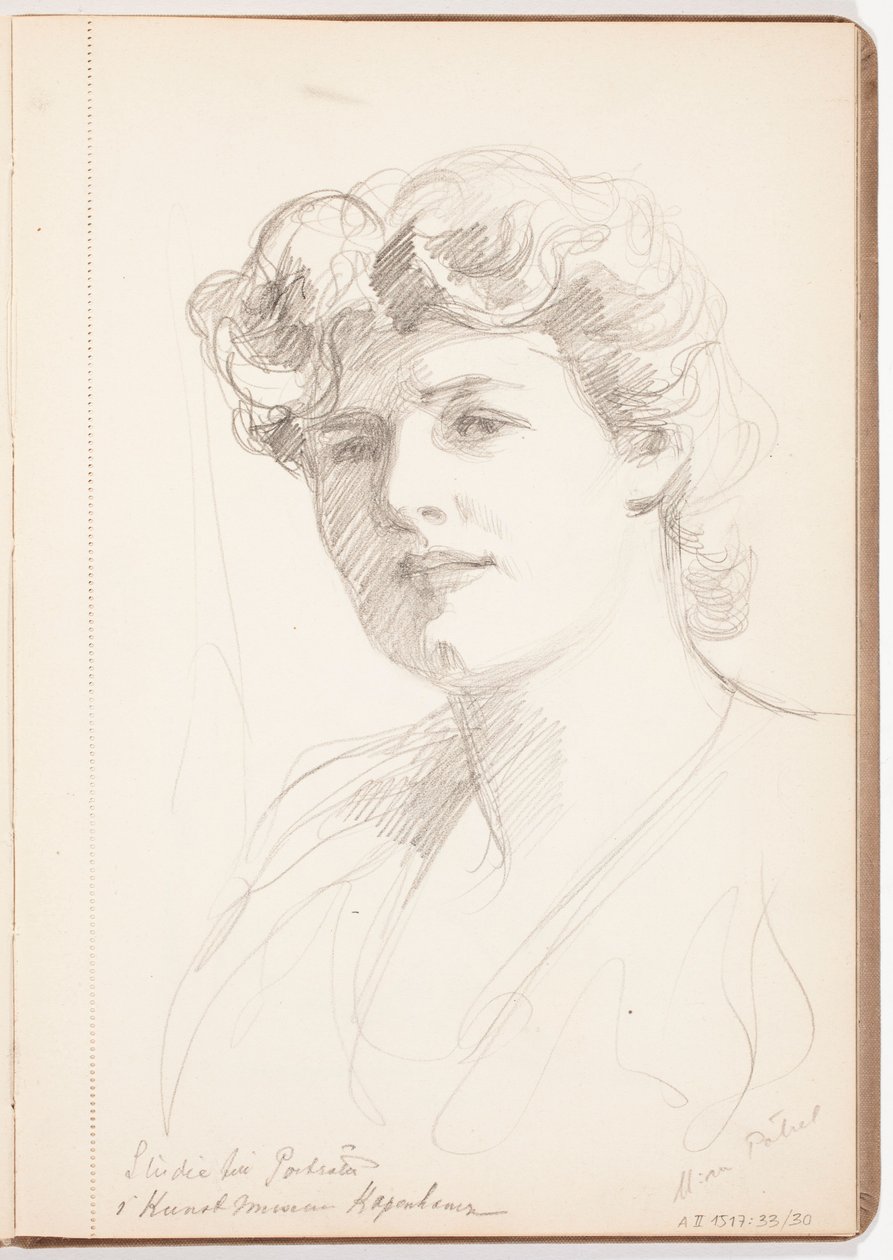 Zonder titel door Albert Edelfelt