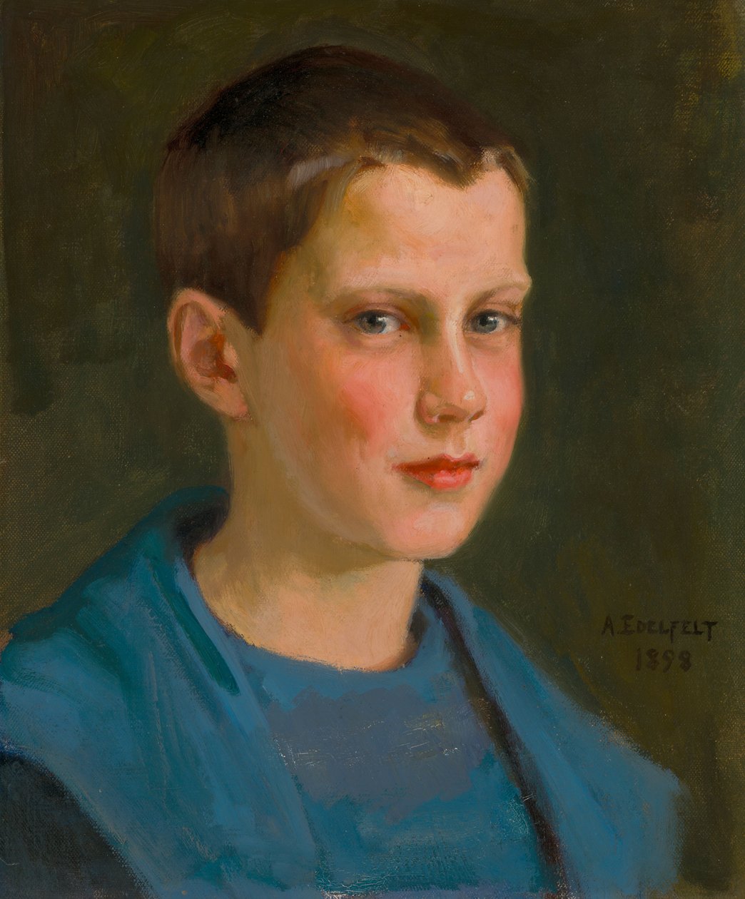 Zonder titel door Albert Edelfelt