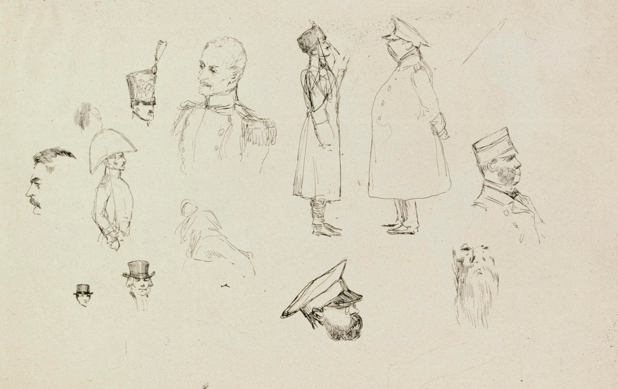 Zonder titel door Albert Edelfelt