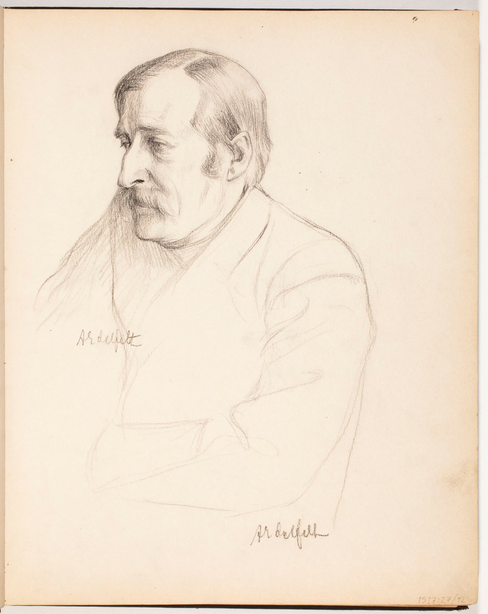 Zonder titel door Albert Edelfelt