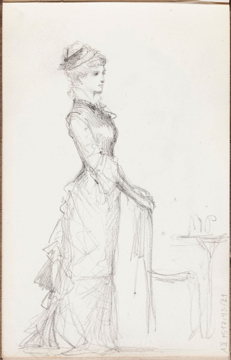 Zonder titel door Albert Edelfelt