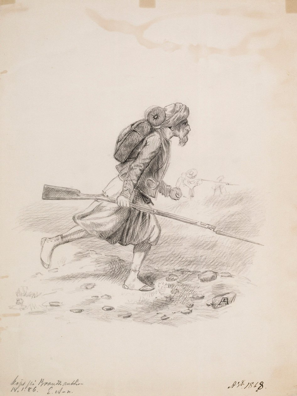 Zonder titel door Albert Edelfelt