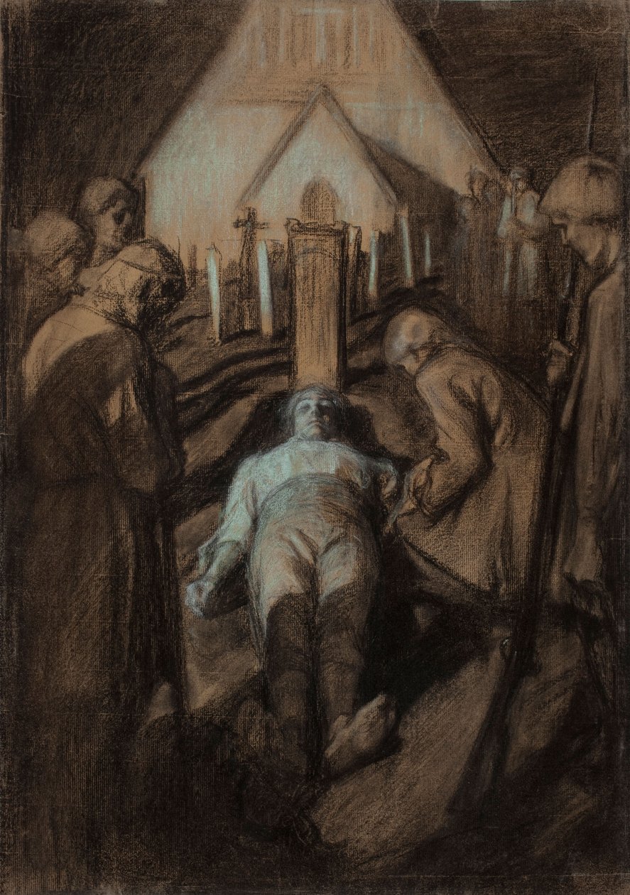 Zonder titel door Albert Edelfelt