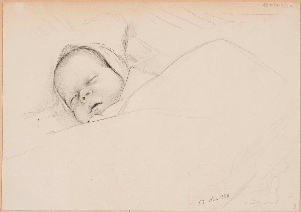 Zonder titel door Albert Edelfelt