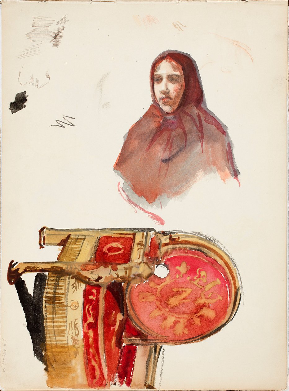 Ohne Titel door Albert Edelfelt