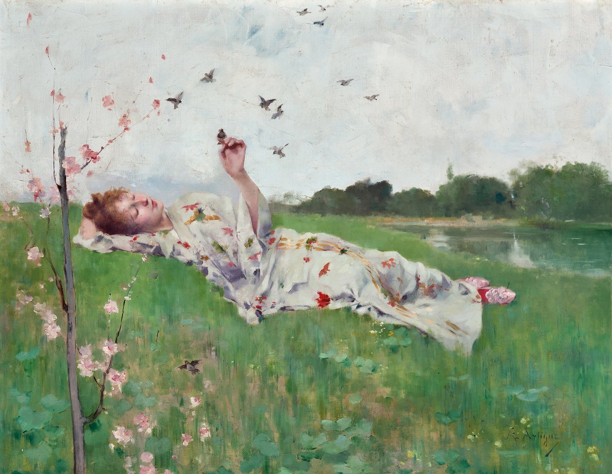 Zangvogels door Albert Emile Artigue