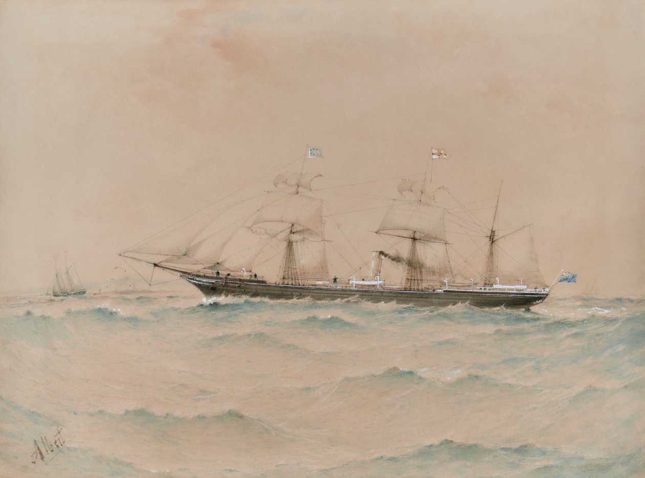 Afrikaanse Koninklijke Poststoomboot, Lagos, Dyson Weston Commandant door Albert Ernest Markes