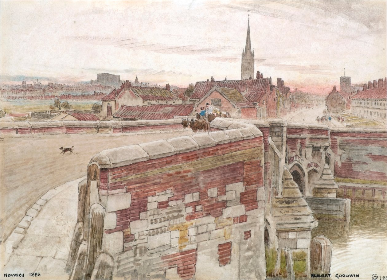 Norwich door Albert Goodwin