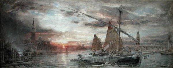 Venetië door Albert Goodwin