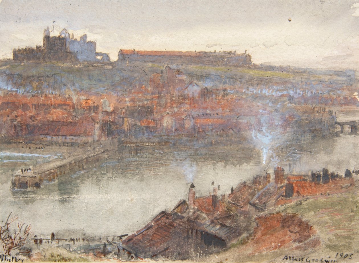 Whitby door Albert Goodwin