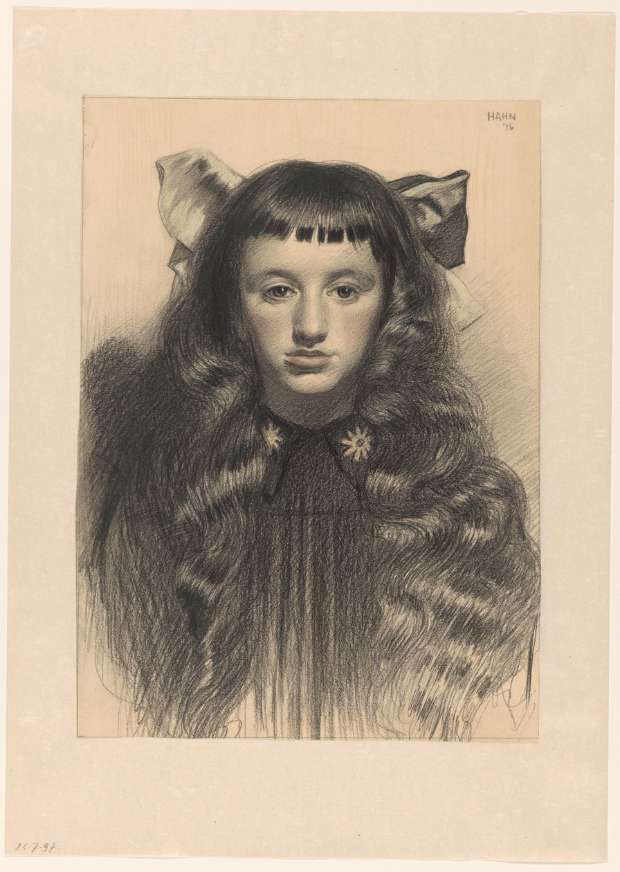 Portret van een meisje door Albert Hahn (I)