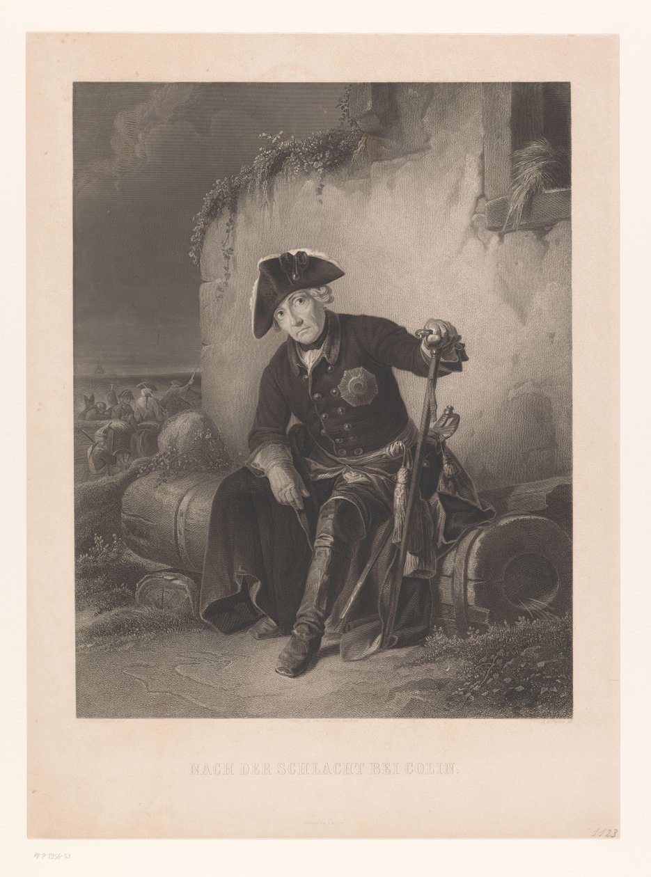 Frederik de Grote na de Slag bij Kolin door Albert Henry Payne